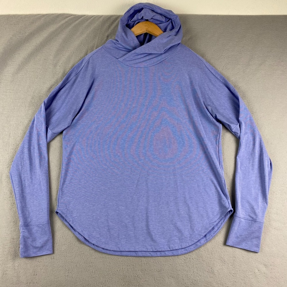 Rei Co Op Womens Sahara Shade Sun Hoodie Large perwinkle UPF 50
